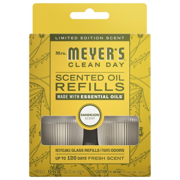 Dandelion Plug In Scented Oil Refill. 2-Pack